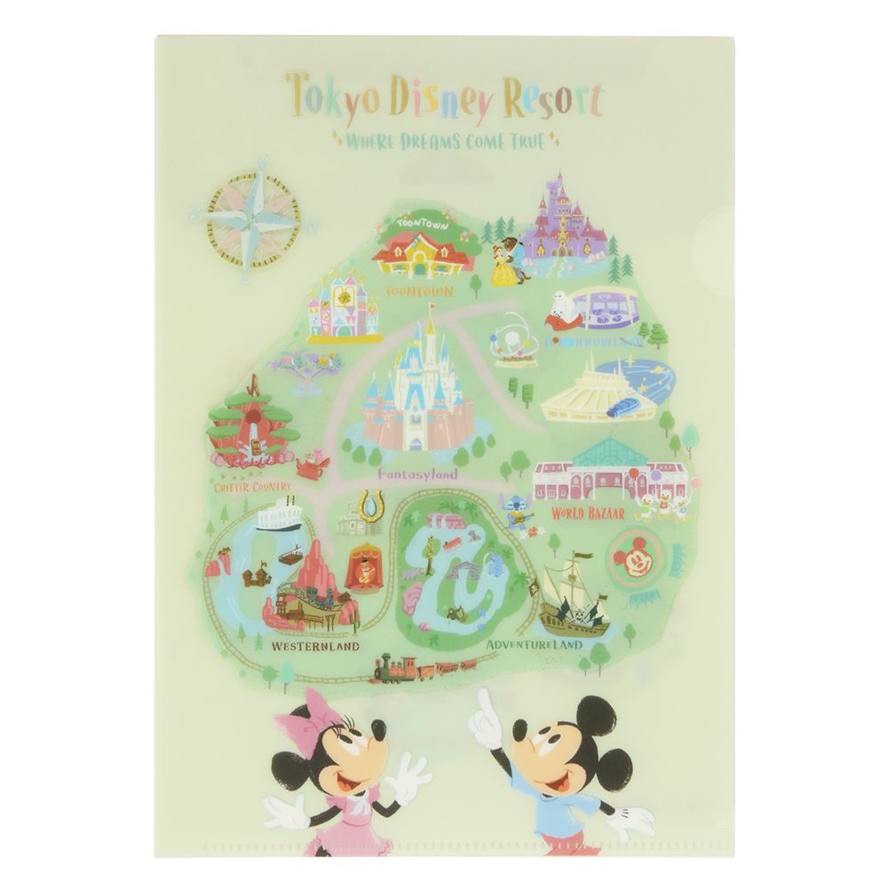 クリアホルダー3枚 東京ディズニーリゾート
