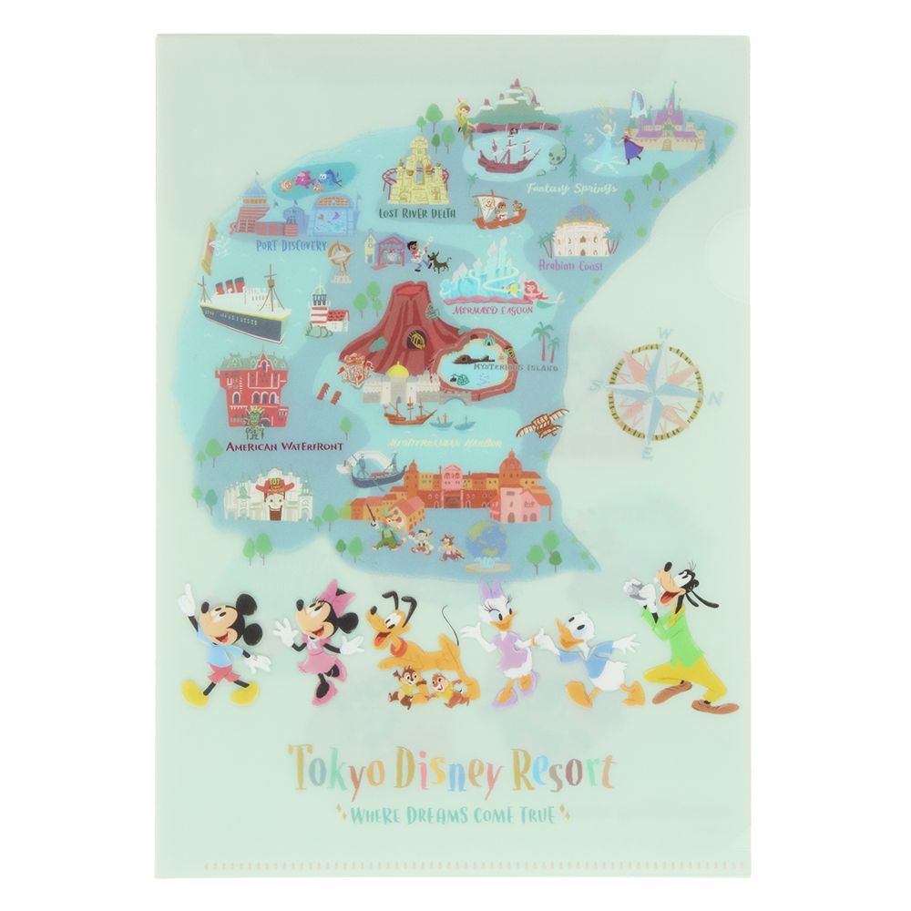 クリアホルダー3枚 東京ディズニーリゾート