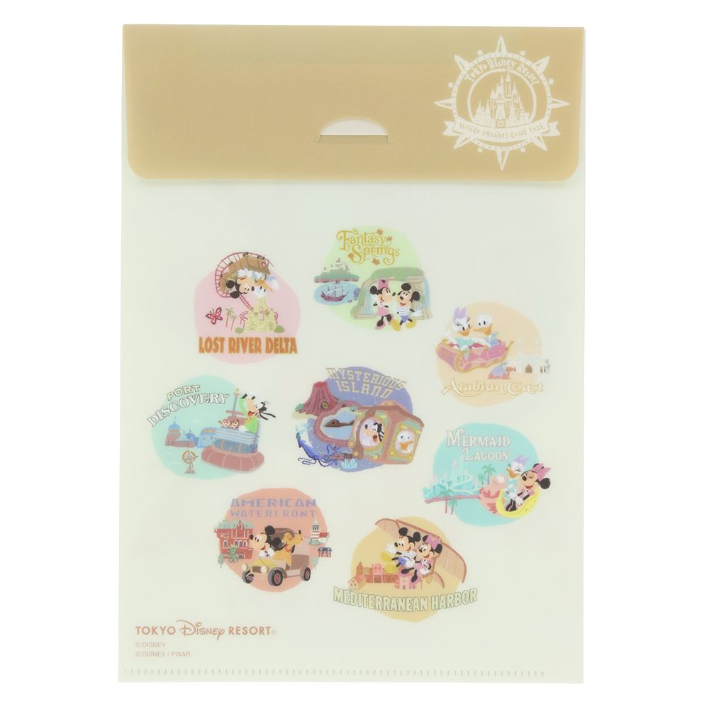 クリアホルダー3枚 東京ディズニーリゾート
