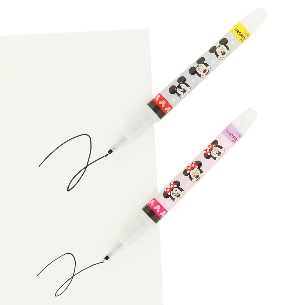 油性ペン〈布書きペン〉黒2本 ミッキー ミニー