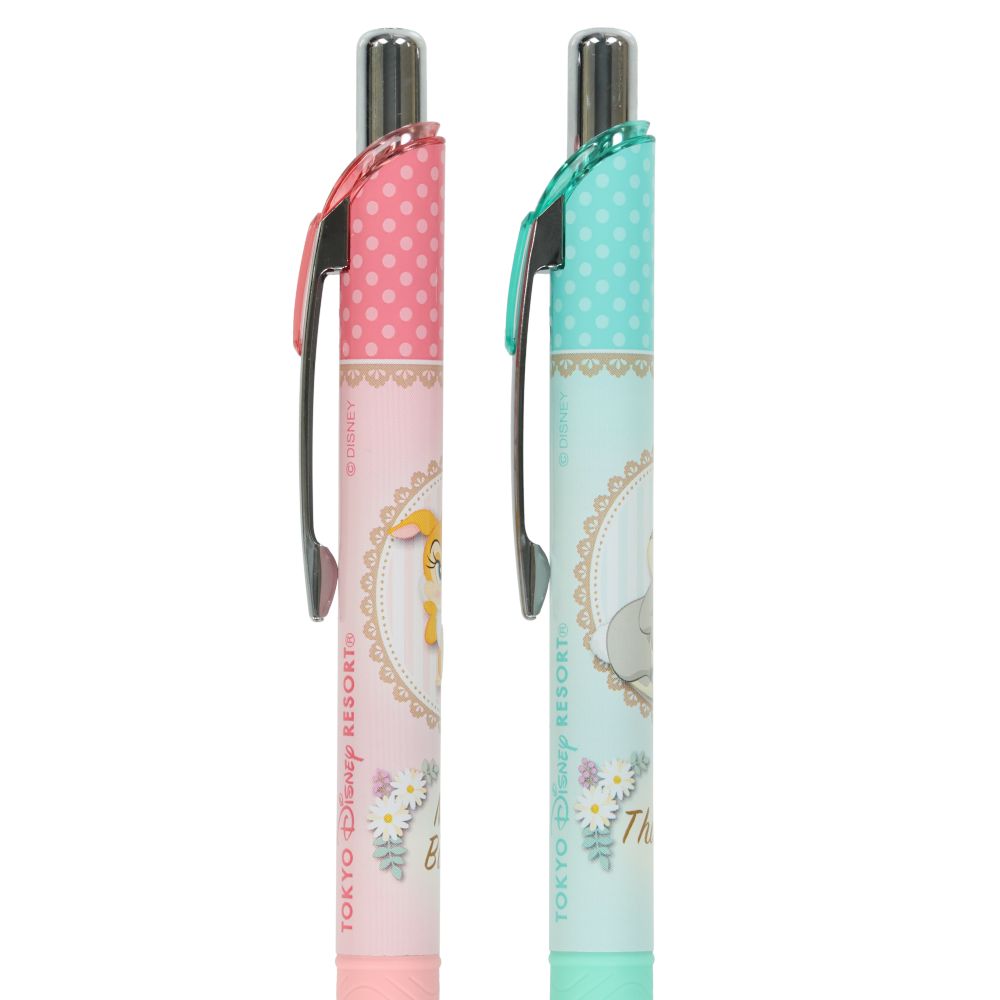 ボールペン〈エナージェル〉黒2本 サンパー ミス・バニー