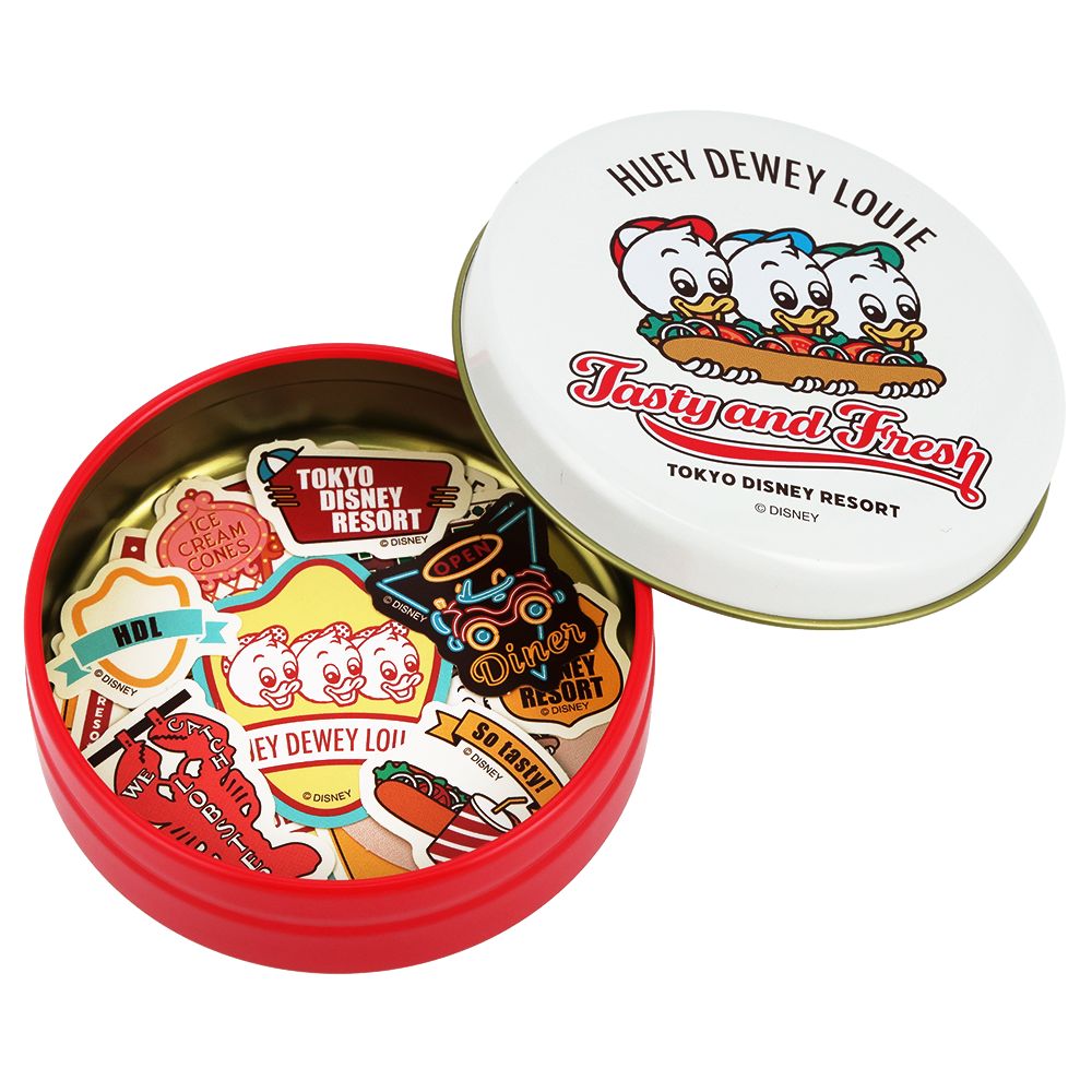 シール缶付 ヒューイ デューイ ルーイ