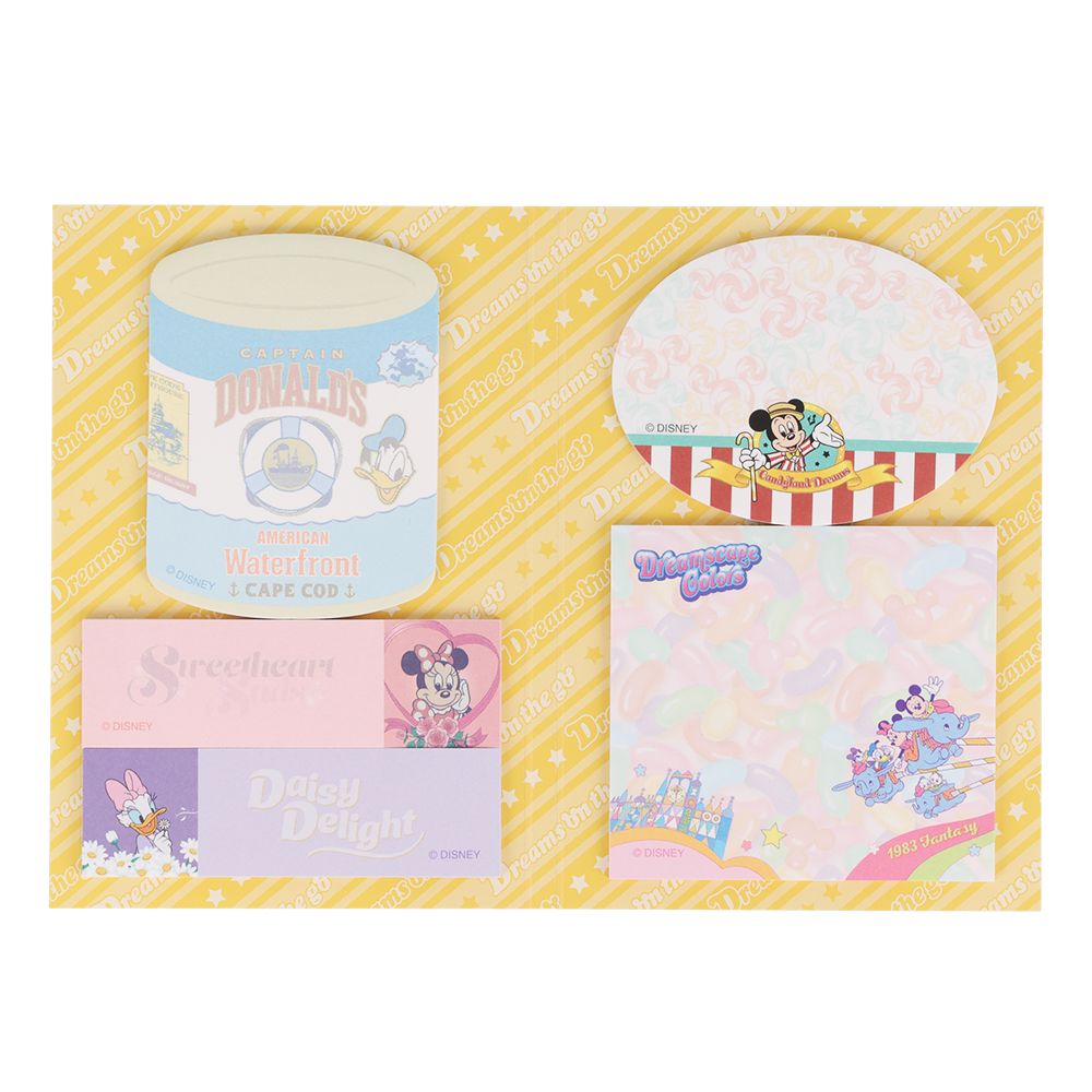 ふせん2個 ミッキーマウスと仲間たち