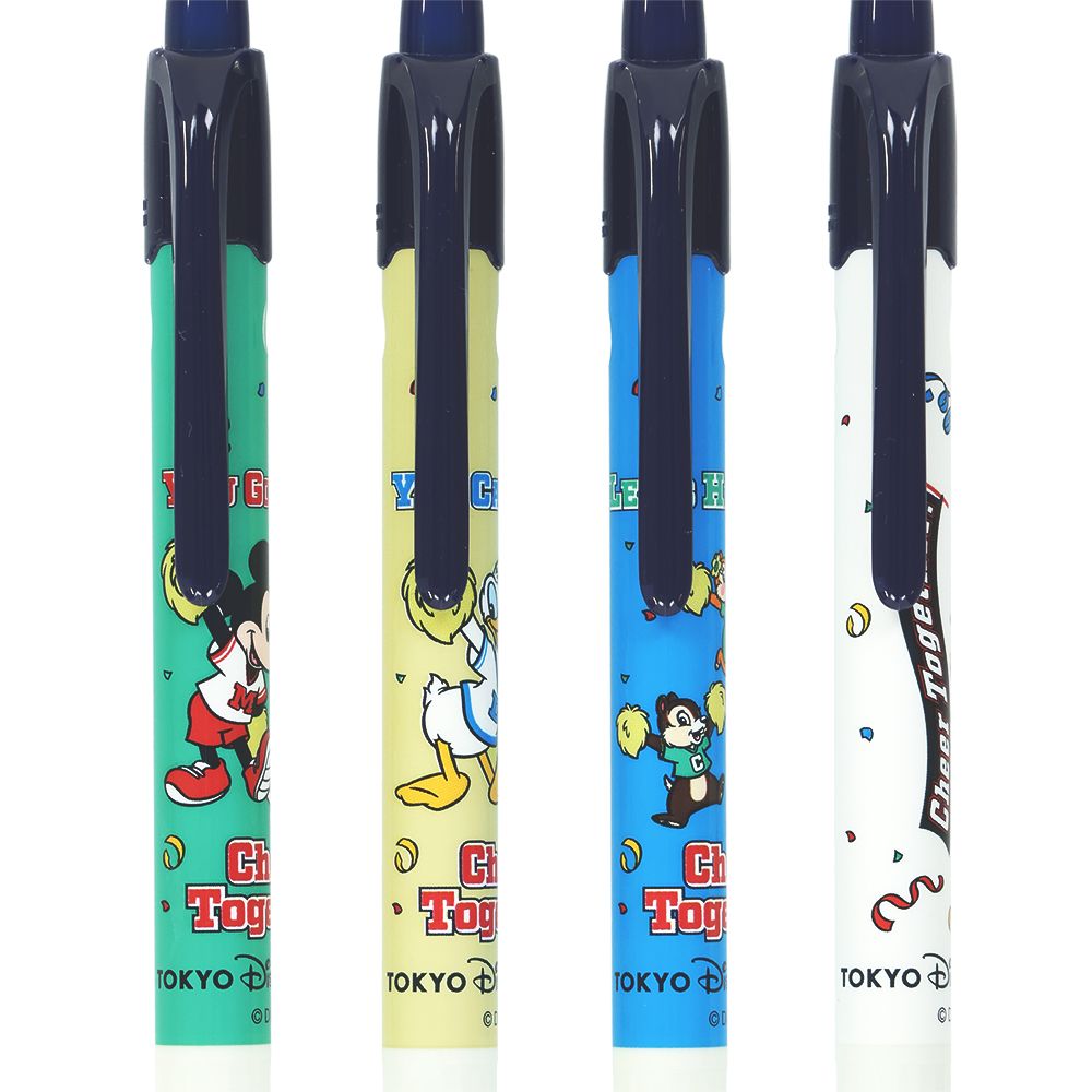 シャープペンシル4本 ミッキーマウスと仲間たち