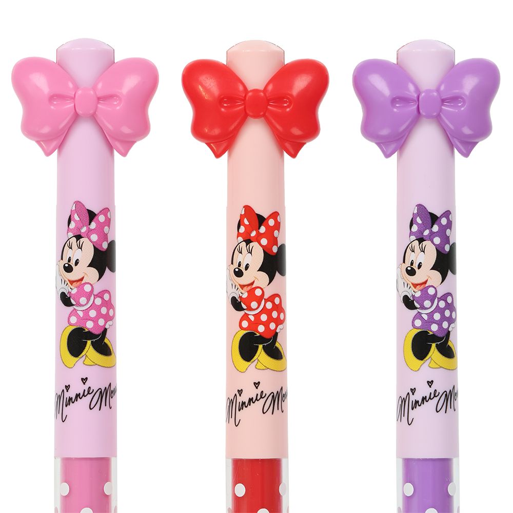 2色ボールペン3本 ミニー