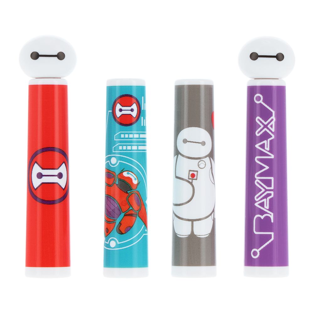 鉛筆2B 4本 キャップ付 ベイマックス