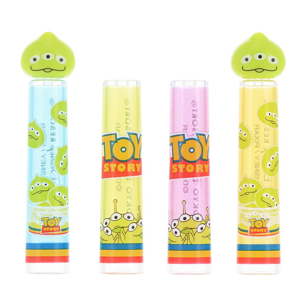 鉛筆2B 4本 キャップ付 リトルグリーンメン