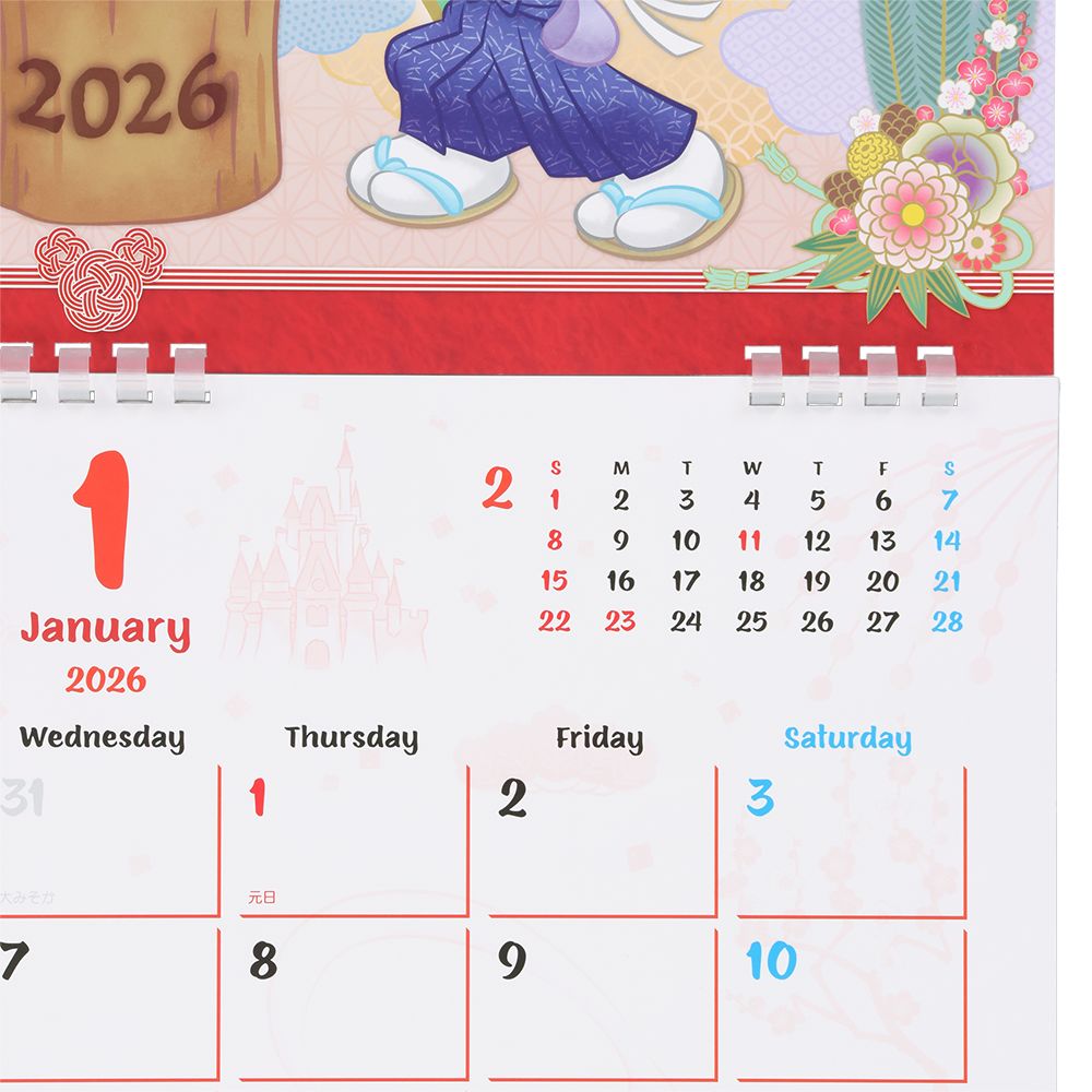カレンダー壁掛け2026 東京ディズニーリゾート