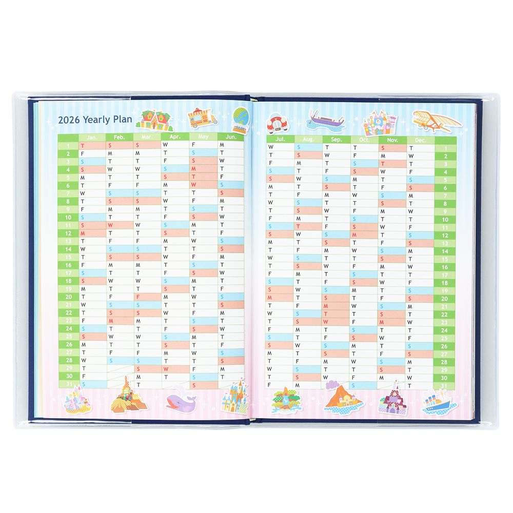 手帳2026 東京ディズニーリゾート