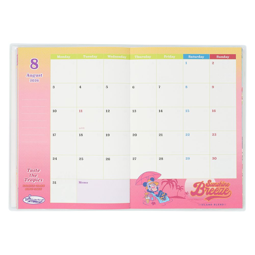 手帳2026 ミッキーマウスと仲間たち