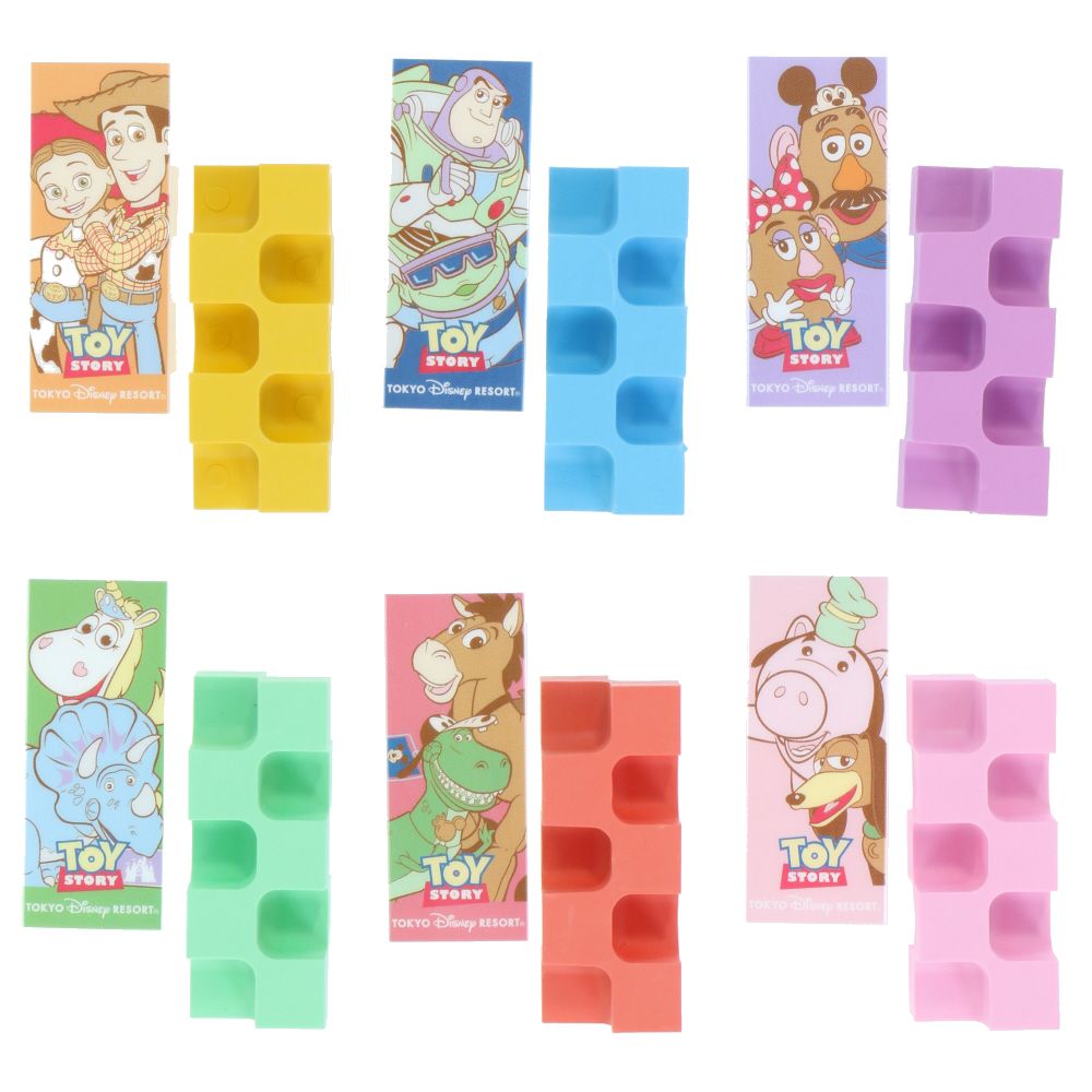 消しゴム〈カドケシ〉6個 トイ・ストーリー