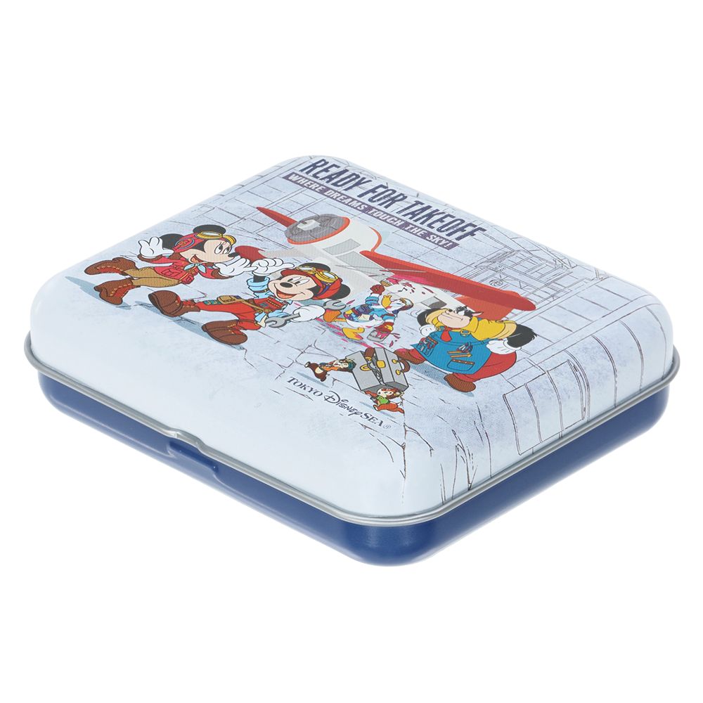 ステッカー缶付 ミッキーマウスと仲間たち ドリームス・テイク・フライト
