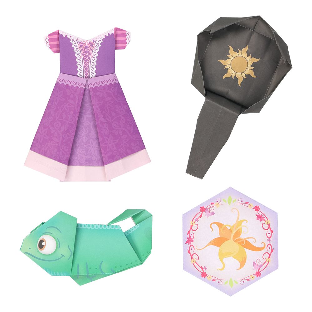 おりがみメモ 塔の上のラプンツェル