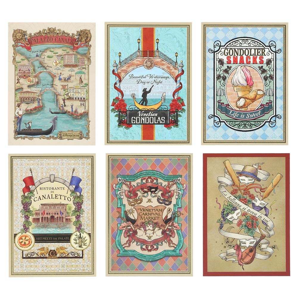 ポストカード6枚 シール缶付 ディズニーストーリービヨンド