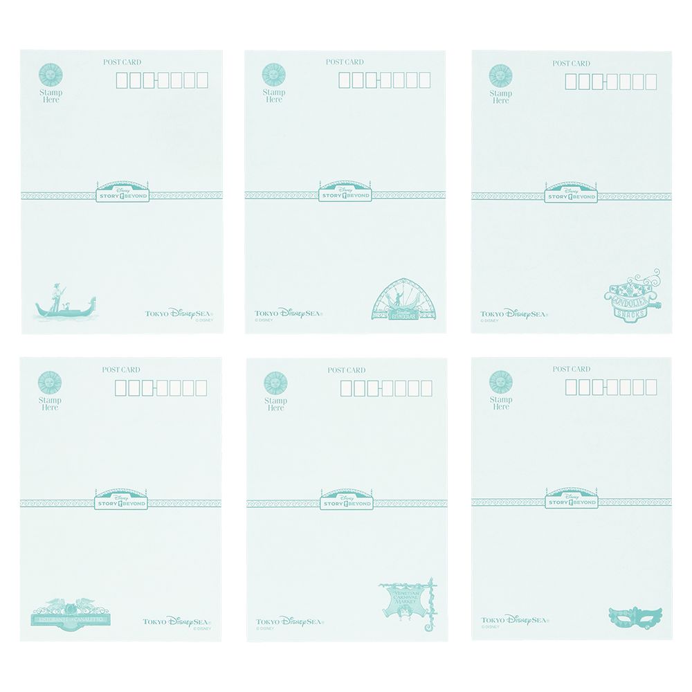 ポストカード6枚 シール缶付 ディズニーストーリービヨンド