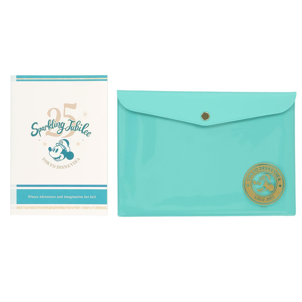 ノートA5 フラップケース付 ミッキー 東京ディズニーシー25周年 スパークリング・ジュビリー