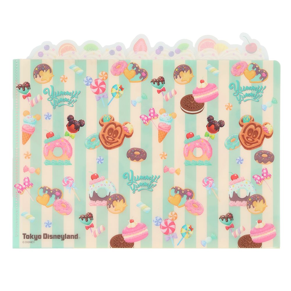 クリアホルダー2枚 ミッキーマウスと仲間たち ディズニー・パルパルーザ ヴァネロペのスウィーツ・ポップ・ワールド