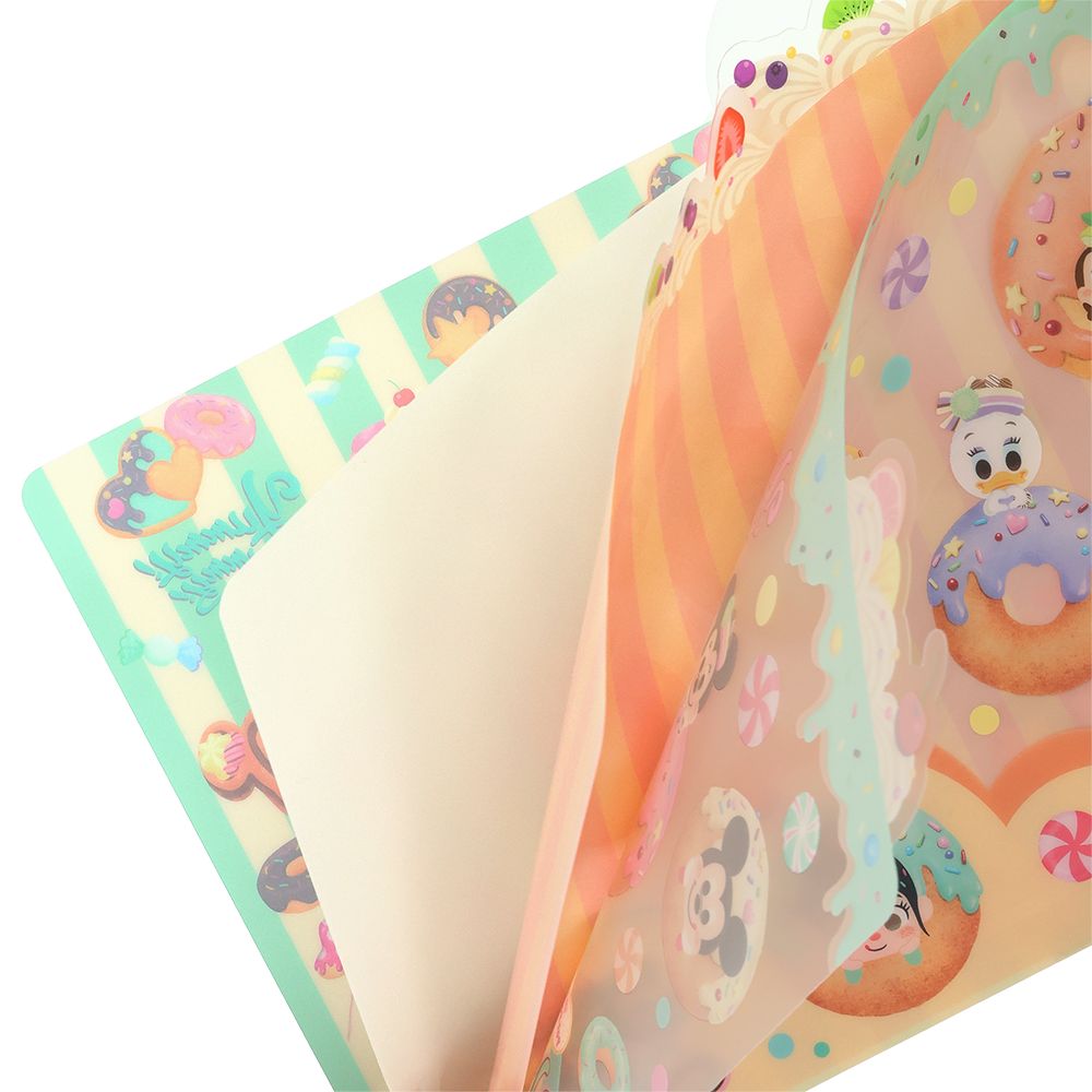 クリアホルダー2枚 ミッキーマウスと仲間たち ディズニー・パルパルーザ ヴァネロペのスウィーツ・ポップ・ワールド