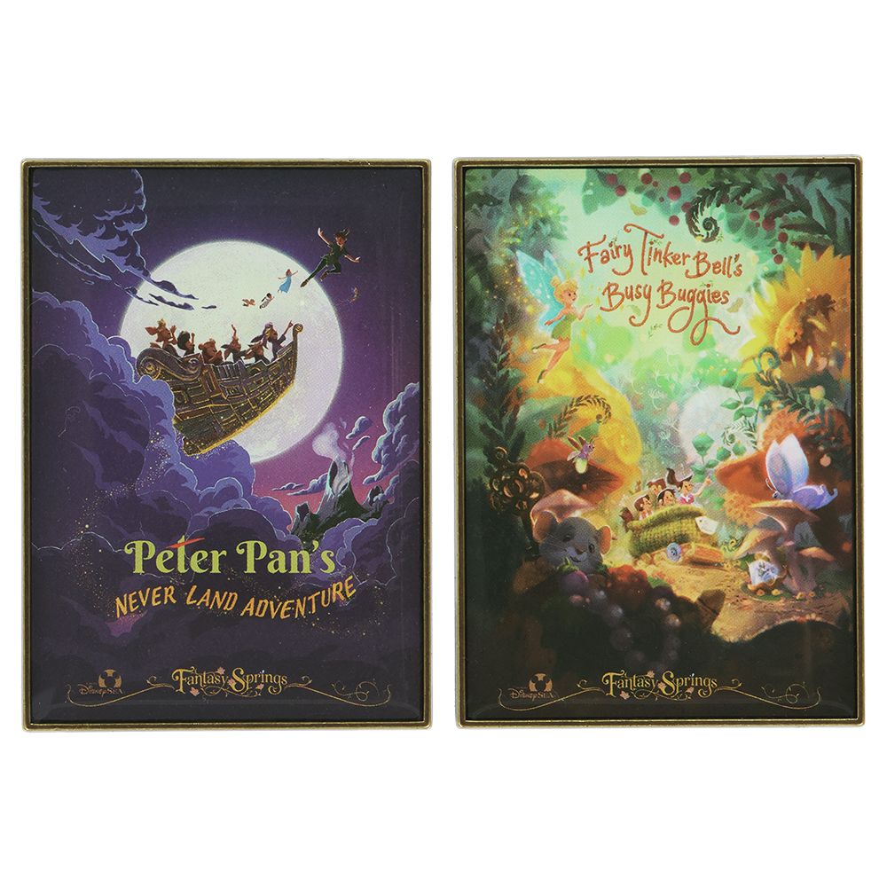 ピンバッジ 4個 ファンタジースプリングス