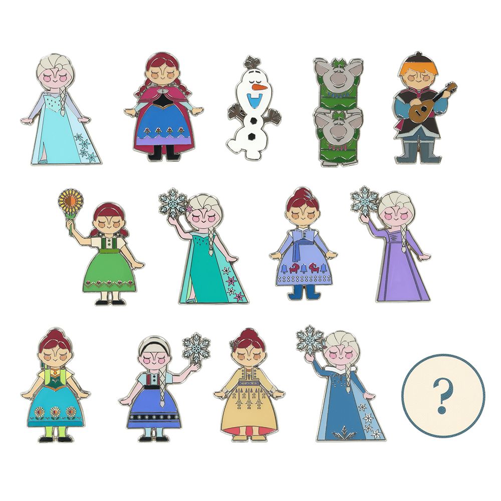 ピンバッジ 2個 &times; 7袋 アナと雪の女王