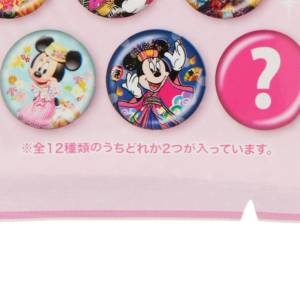 カンバッジ 2個 ミニー