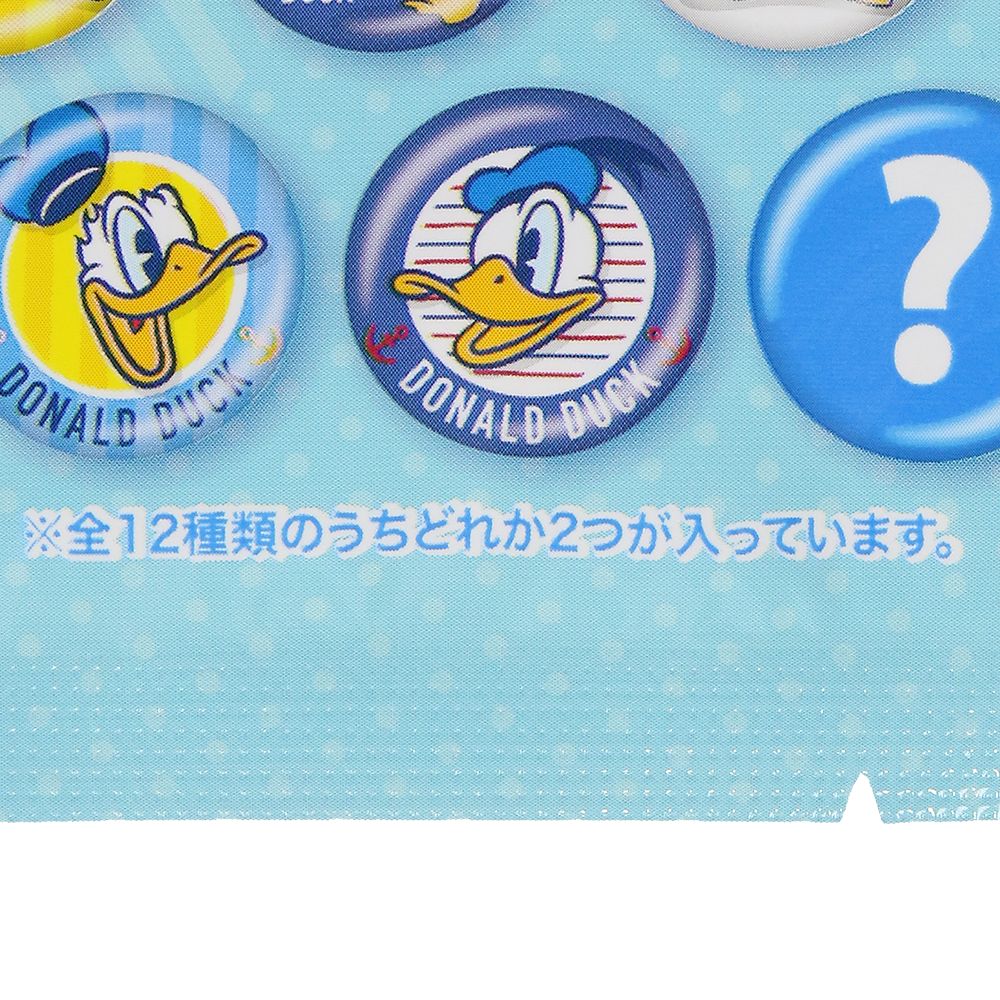 カンバッジ 2個 ドナルド
