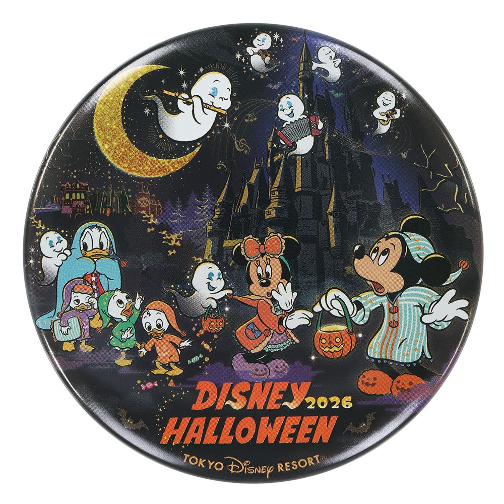 カンバッジ ミッキーマウスと仲間たち ディズニー・ハロウィーン