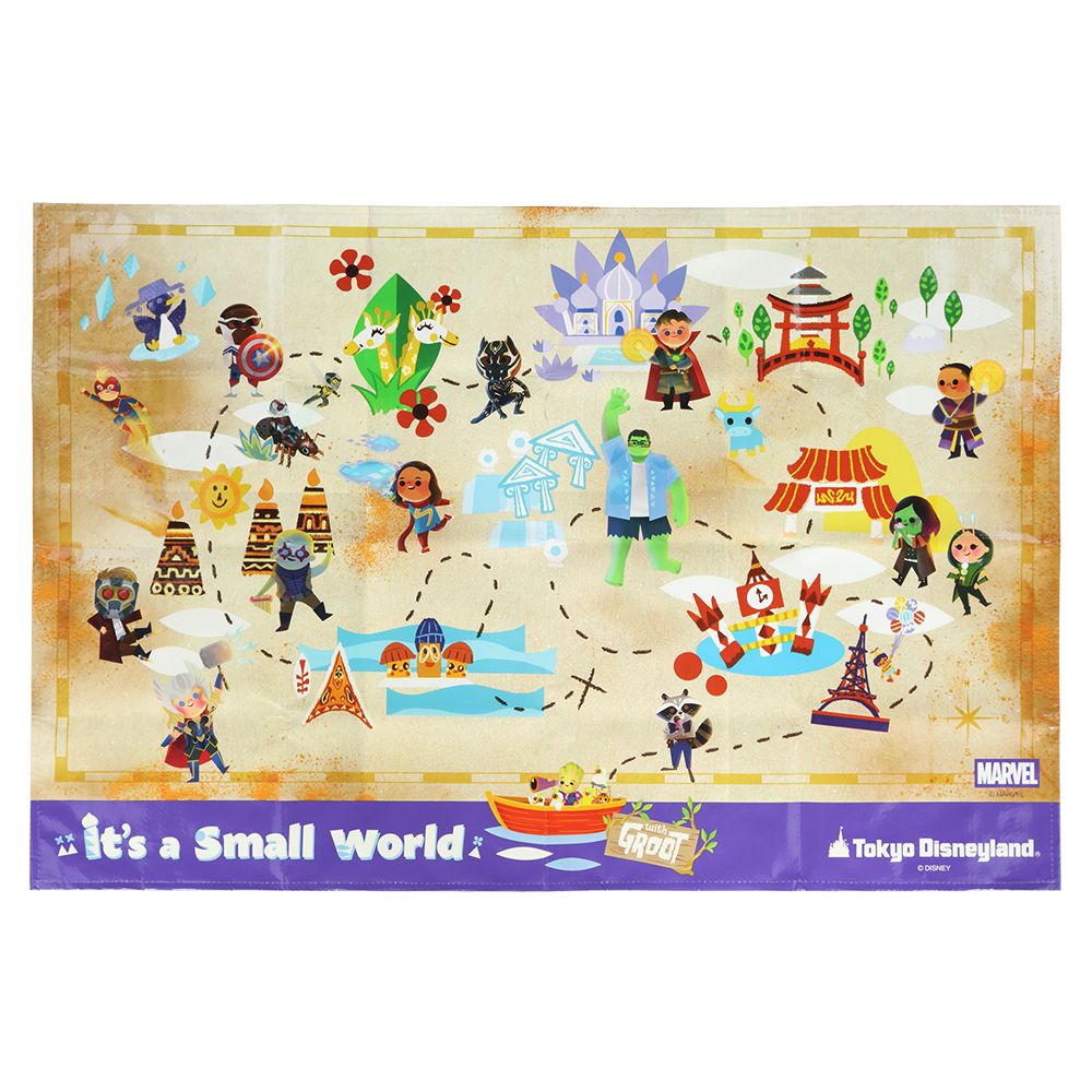 レジャーシート イッツ・ア・スモールワールド with グルート