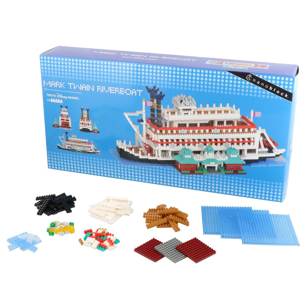 ディズニー ナノブロック カワダ ssコロンビア マークトゥエインゴー