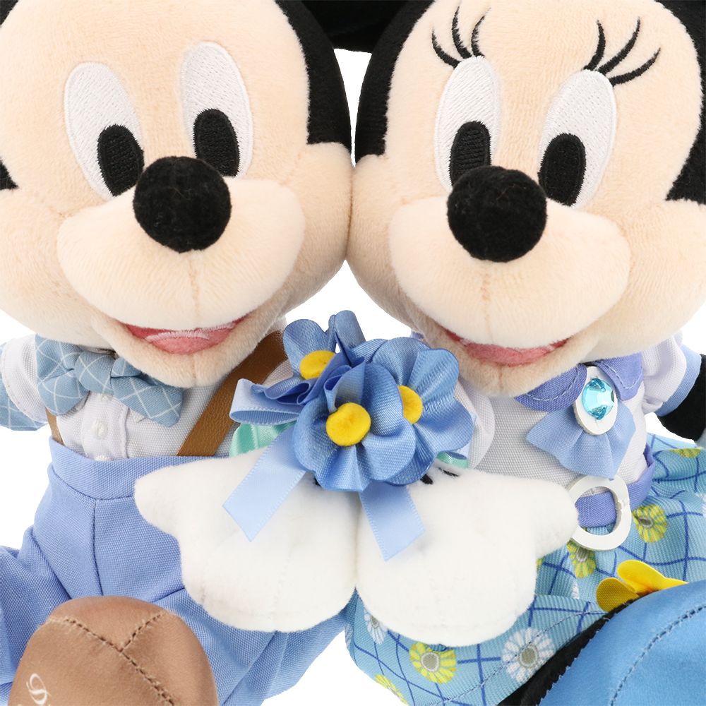 ぬいぐるみ2個 ミッキー ミニー Disney Blue Ever After