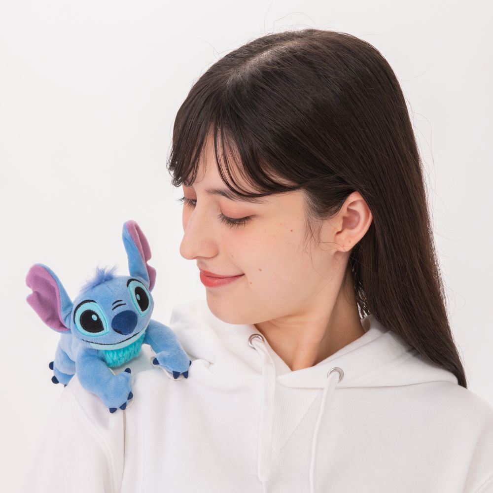 スティッチ カチューシャコインケース肩のせぬいぐるみセット