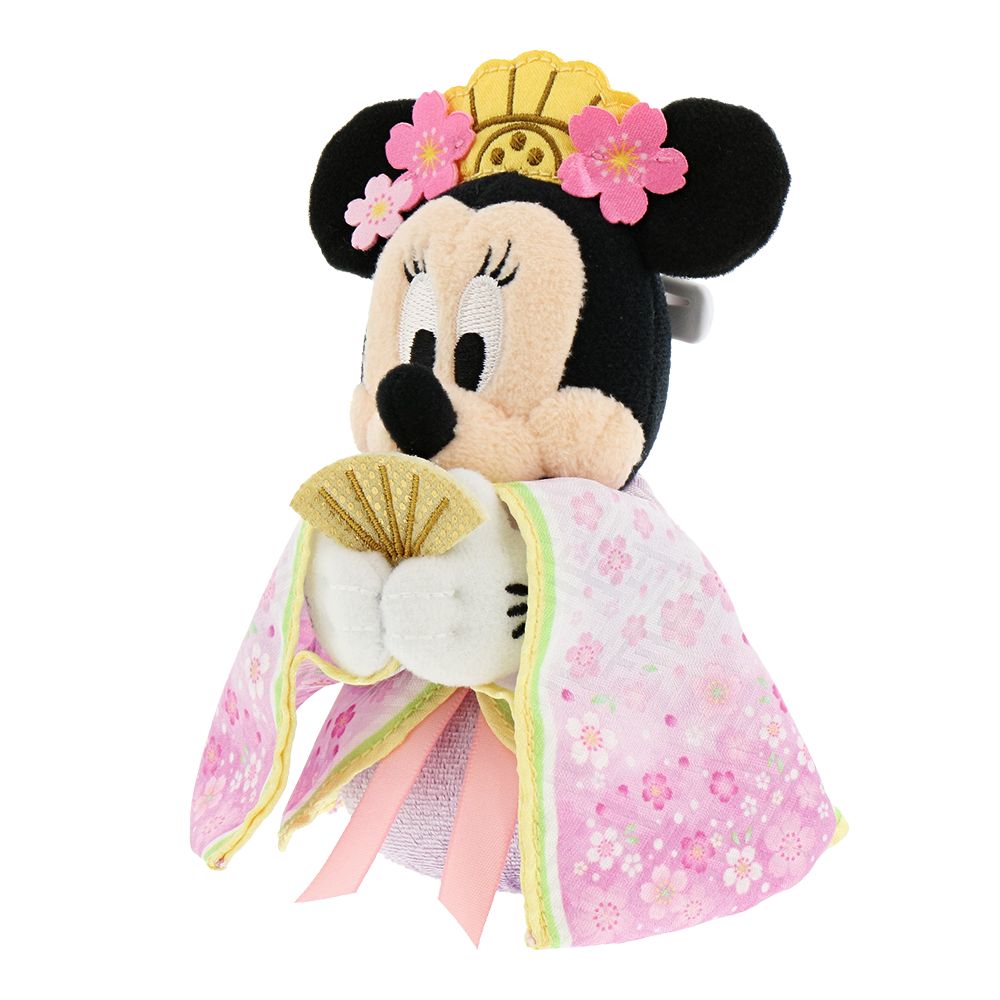 ぬいぐるみバッジ2個 ミッキー ミニー