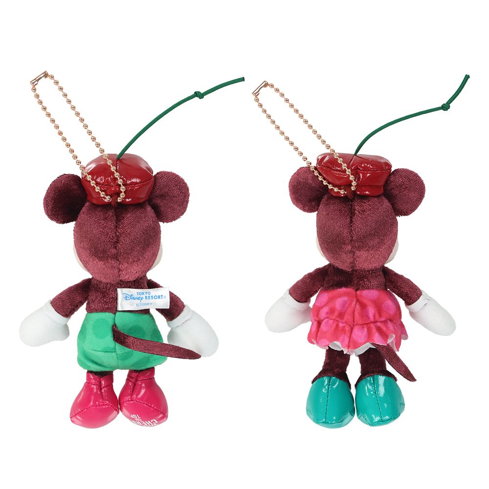 ぬいぐるみチャーム2個 ミッキー ミニー