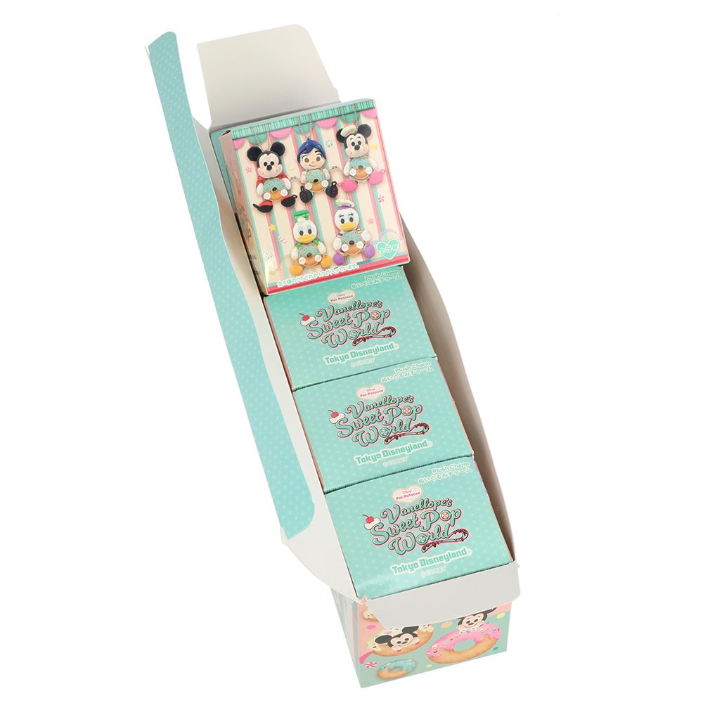 ぬいぐるみチャーム5個 ミッキーマウスと仲間たち ディズニー・パルパルーザ ヴァネロペのスウィーツ・ポップ・ワールド