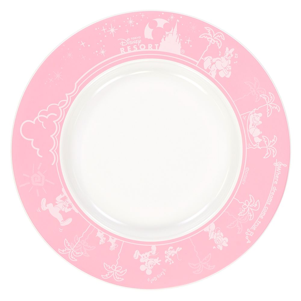 プレート4枚 東京ディズニーリゾート
