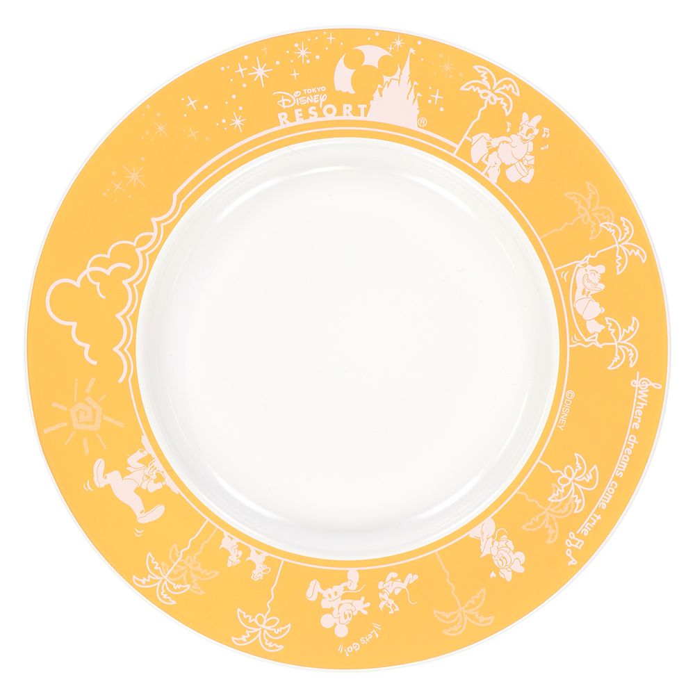 プレート4枚 東京ディズニーリゾート