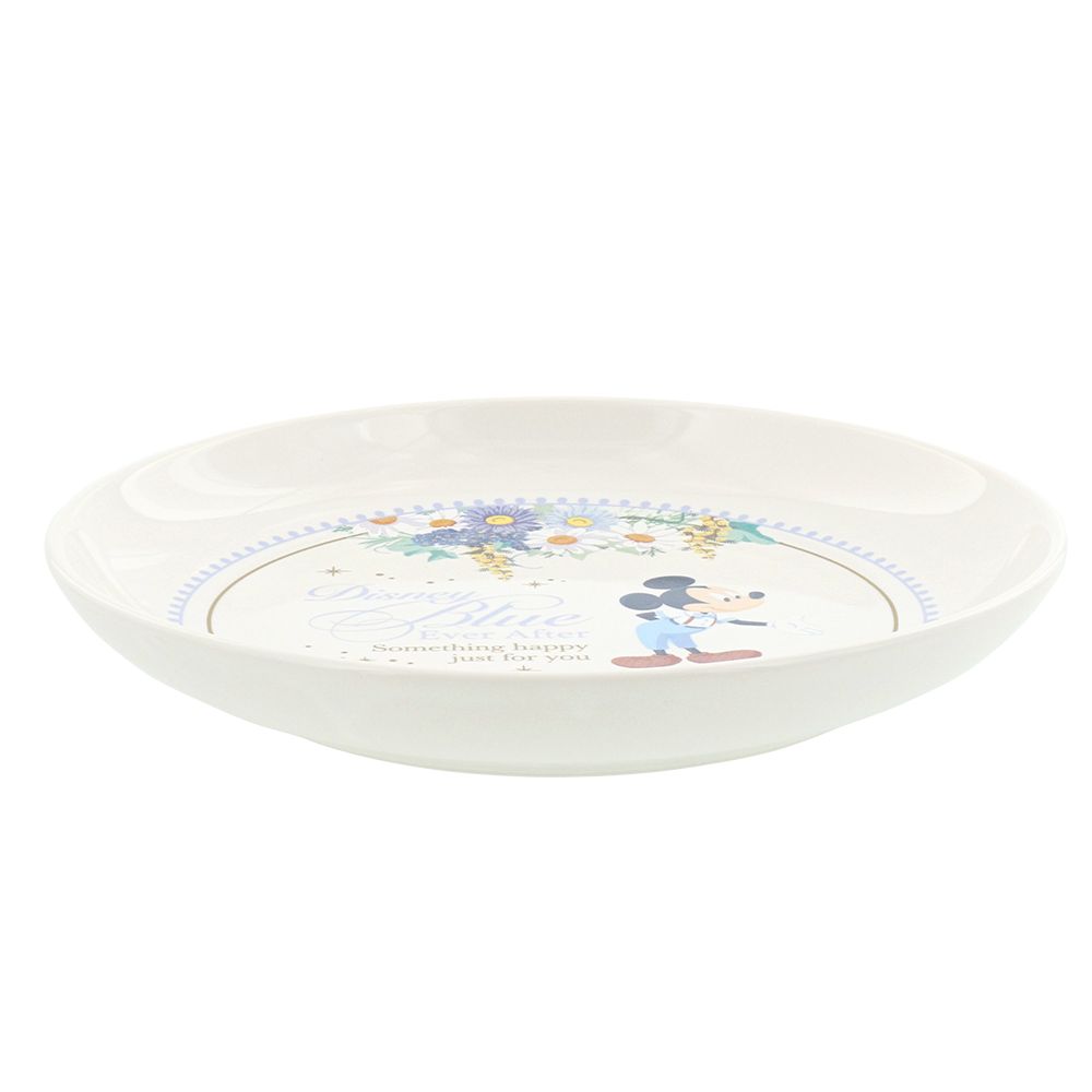 プレート2枚 ミッキー ミニー Disney Blue Ever After