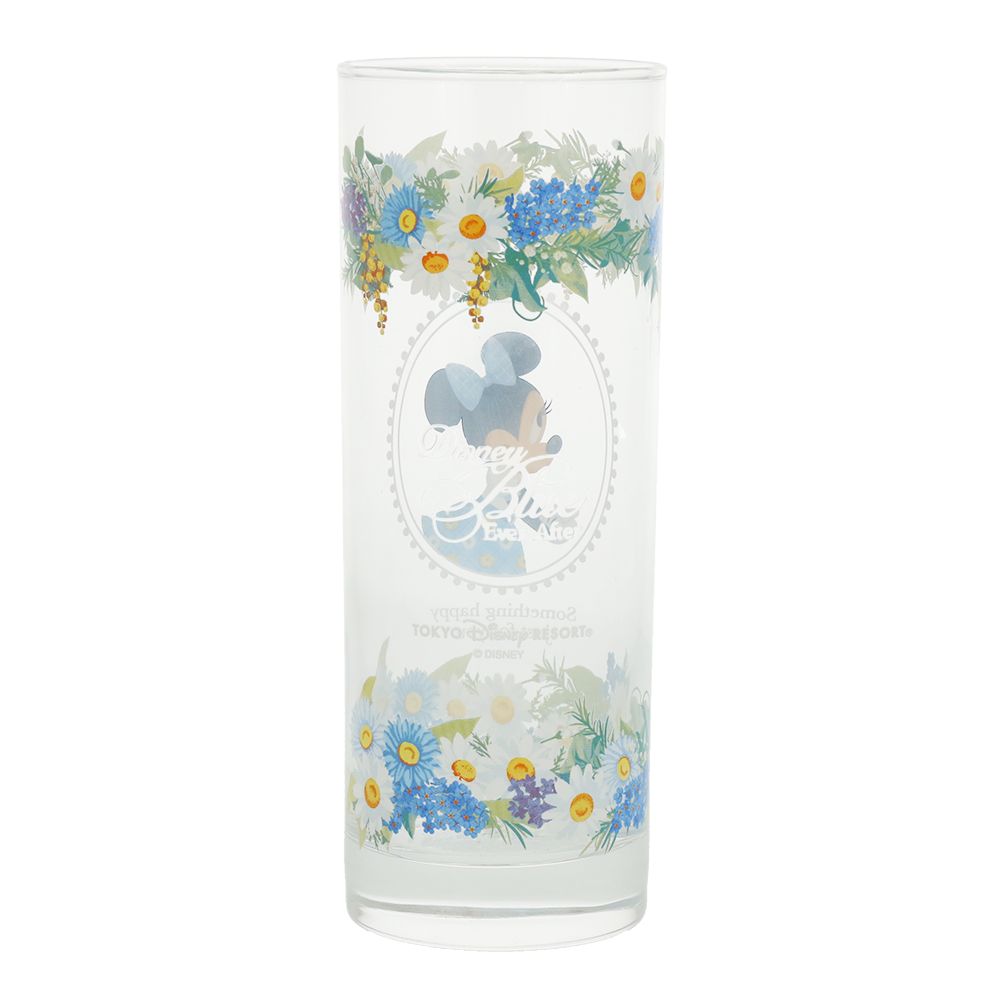 グラス2個 ミッキー ミニー Disney Blue Ever After