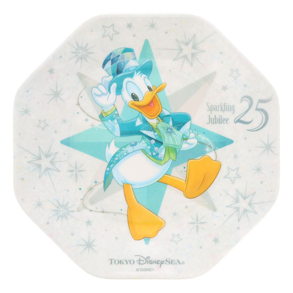プレート ミッキーマウスと仲間たち 東京ディズニーシー25周年 スパークリング・ジュビリー