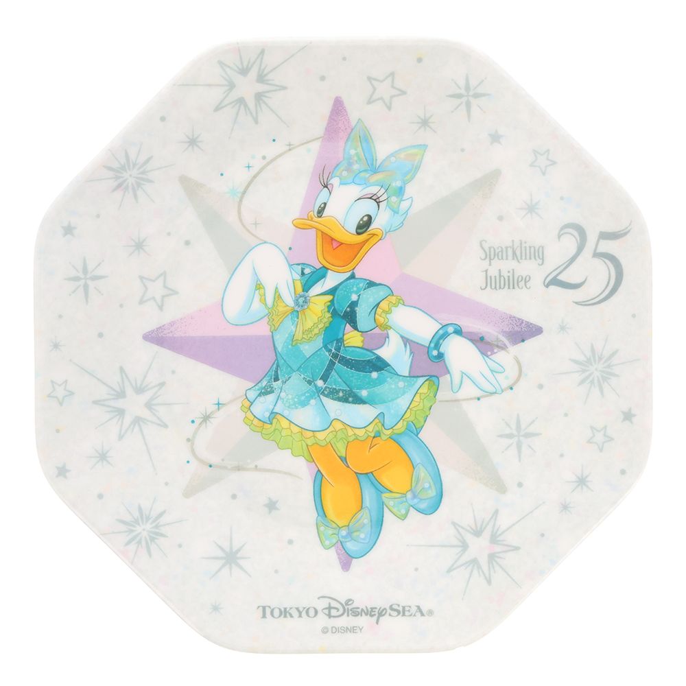 プレート ミッキーマウスと仲間たち 東京ディズニーシー25周年 スパークリング・ジュビリー