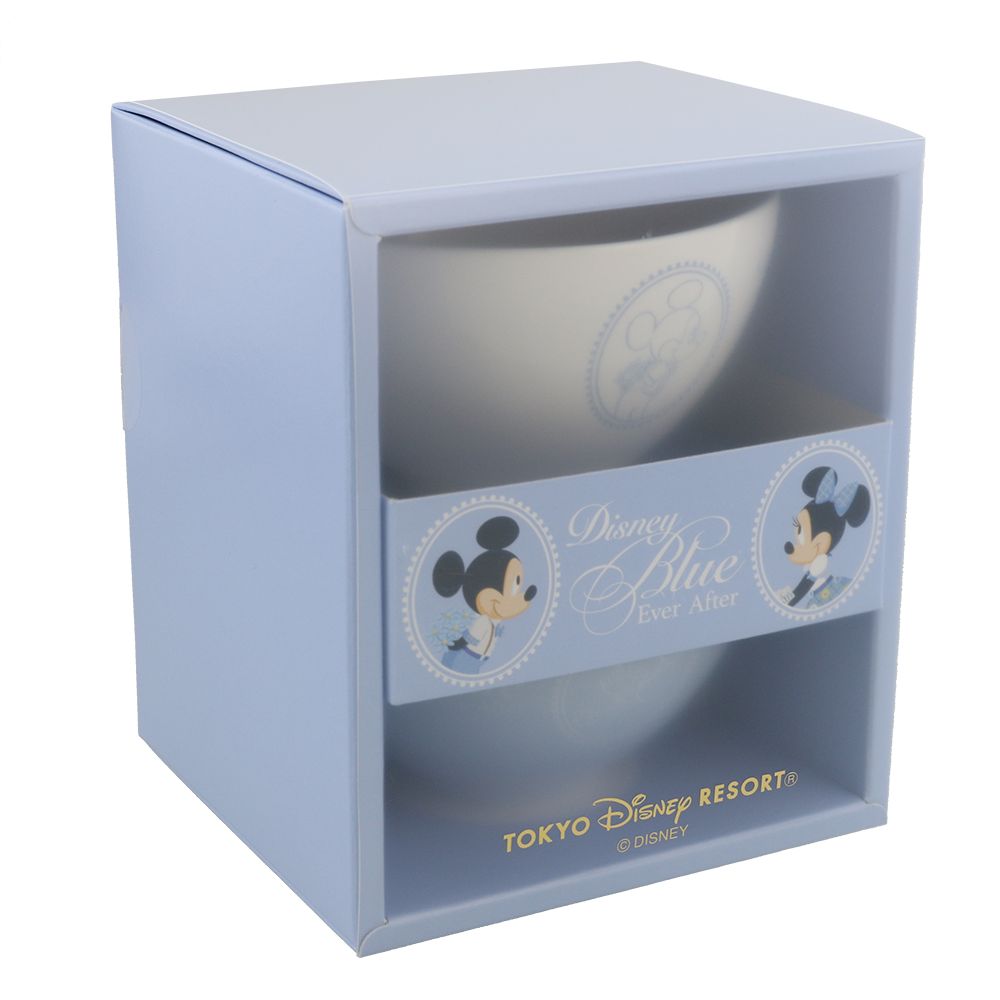 茶碗2個 ミッキー ミニー Disney Blue Ever After