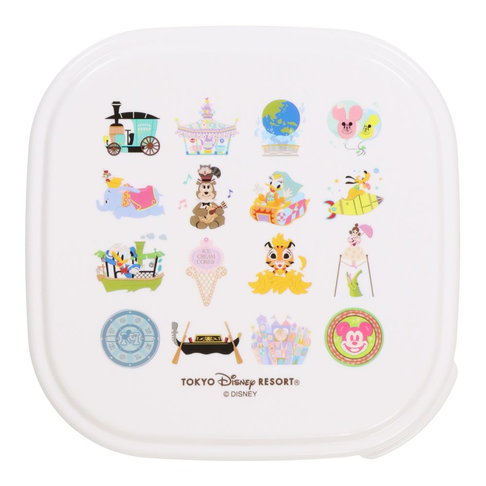 シール容器4個 東京ディズニーリゾート