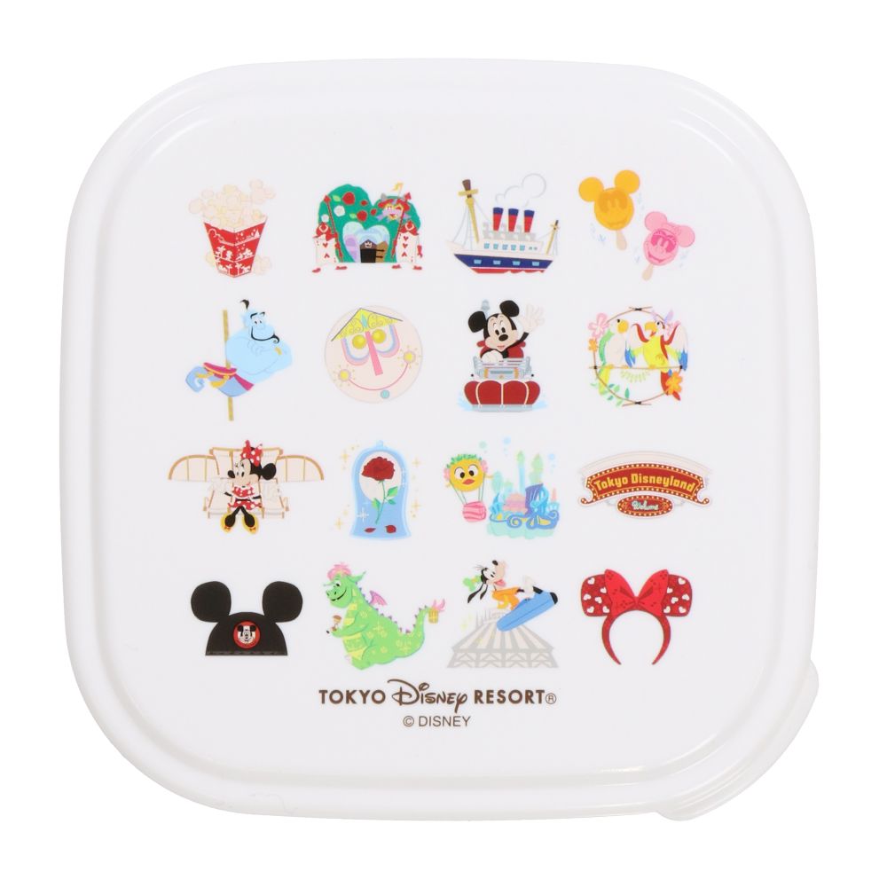 シール容器4個 東京ディズニーリゾート