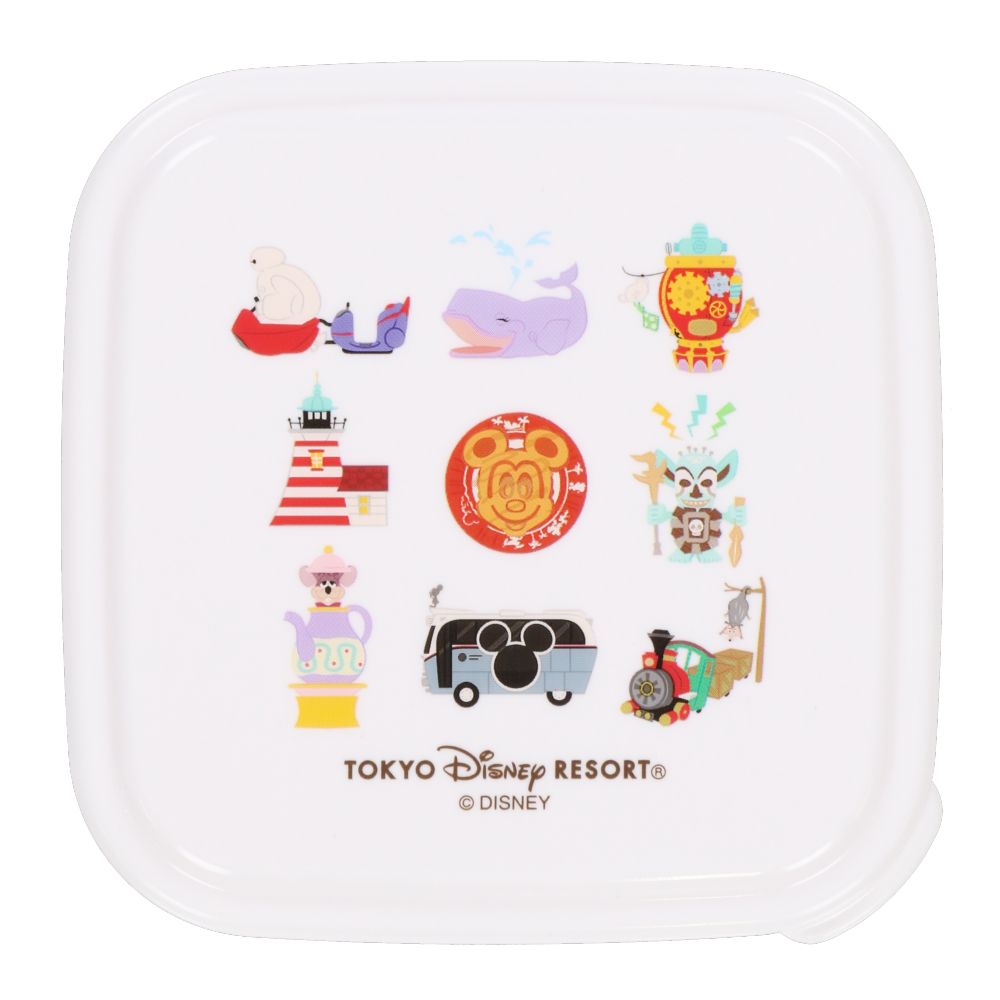 シール容器4個 東京ディズニーリゾート