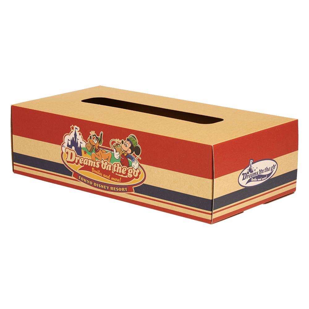 ティッシュボックスカバー2枚 ミッキーマウスと仲間たち