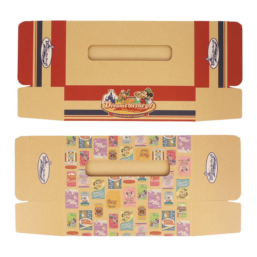 ティッシュボックスカバー2枚 ミッキーマウスと仲間たち