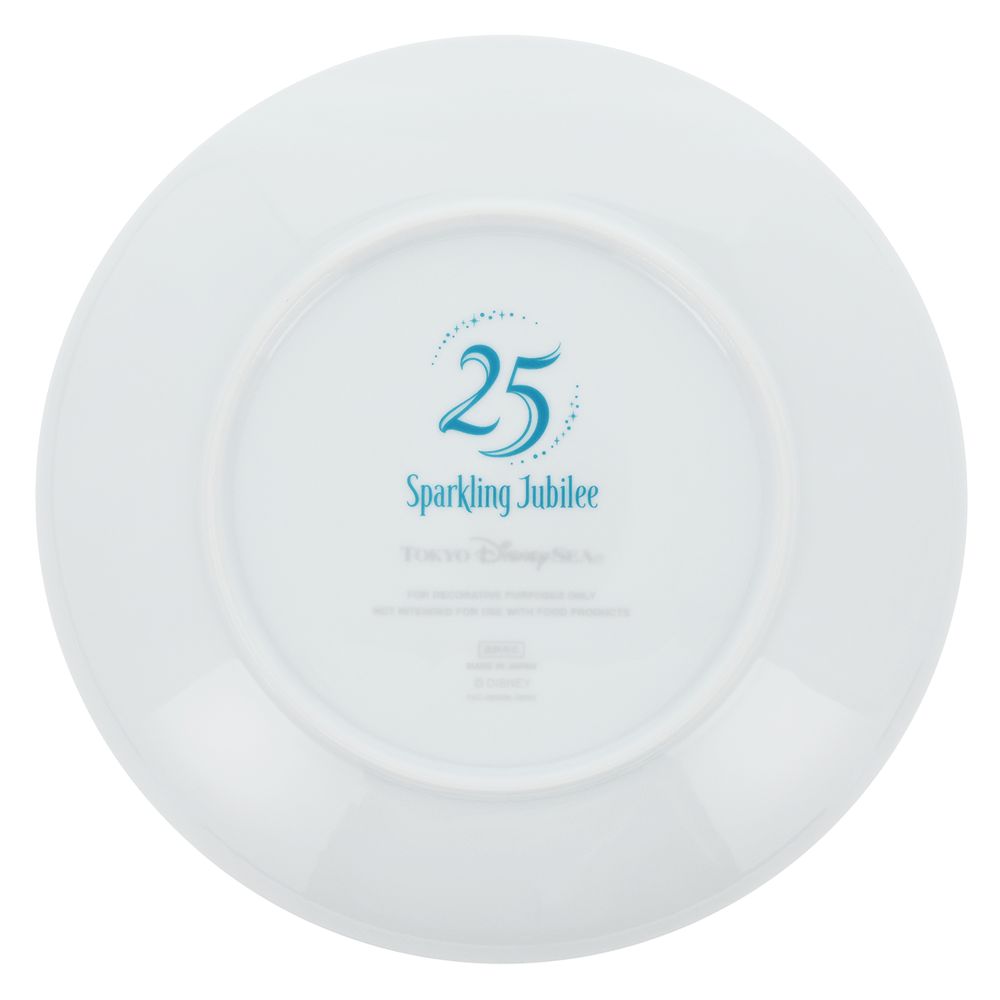 絵皿 ミッキーマウスと仲間たち 東京ディズニーシー25周年 スパークリング・ジュビリー