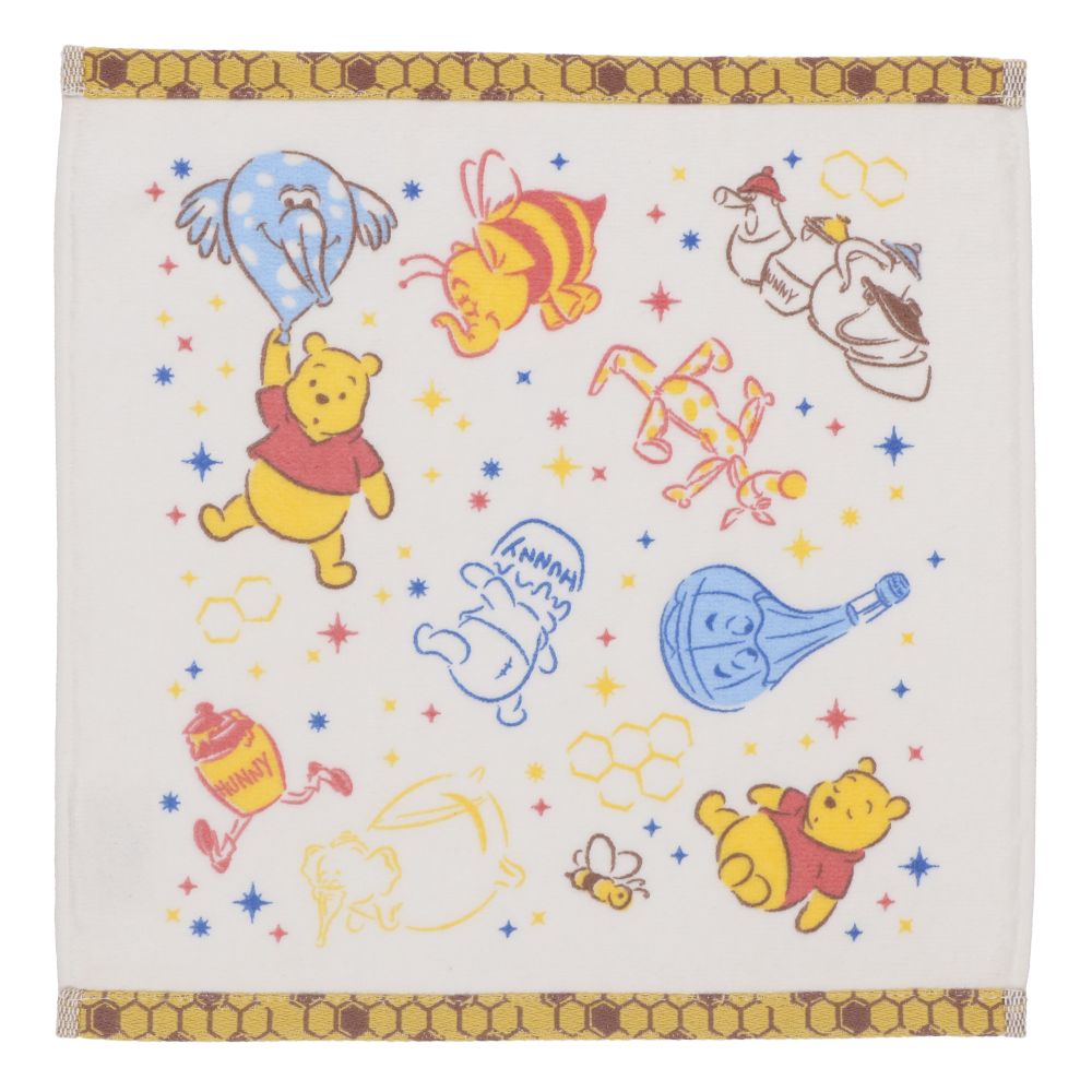 ミニタオル3枚 プー