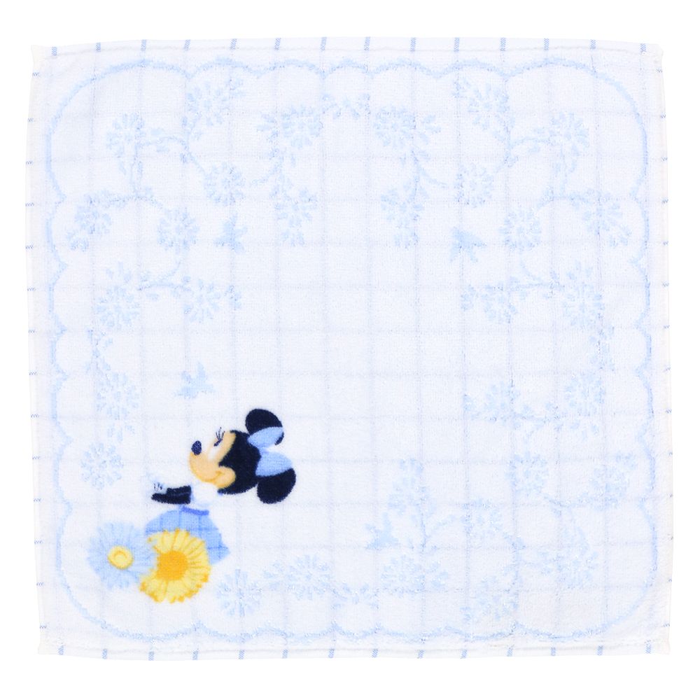 ミニタオル2枚〈今治タオル〉 ミッキー ミニー Disney Blue Ever After