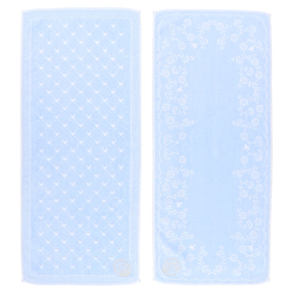 フェイスタオル2枚〈今治タオル〉 ミッキー ミニー Disney Blue Ever After